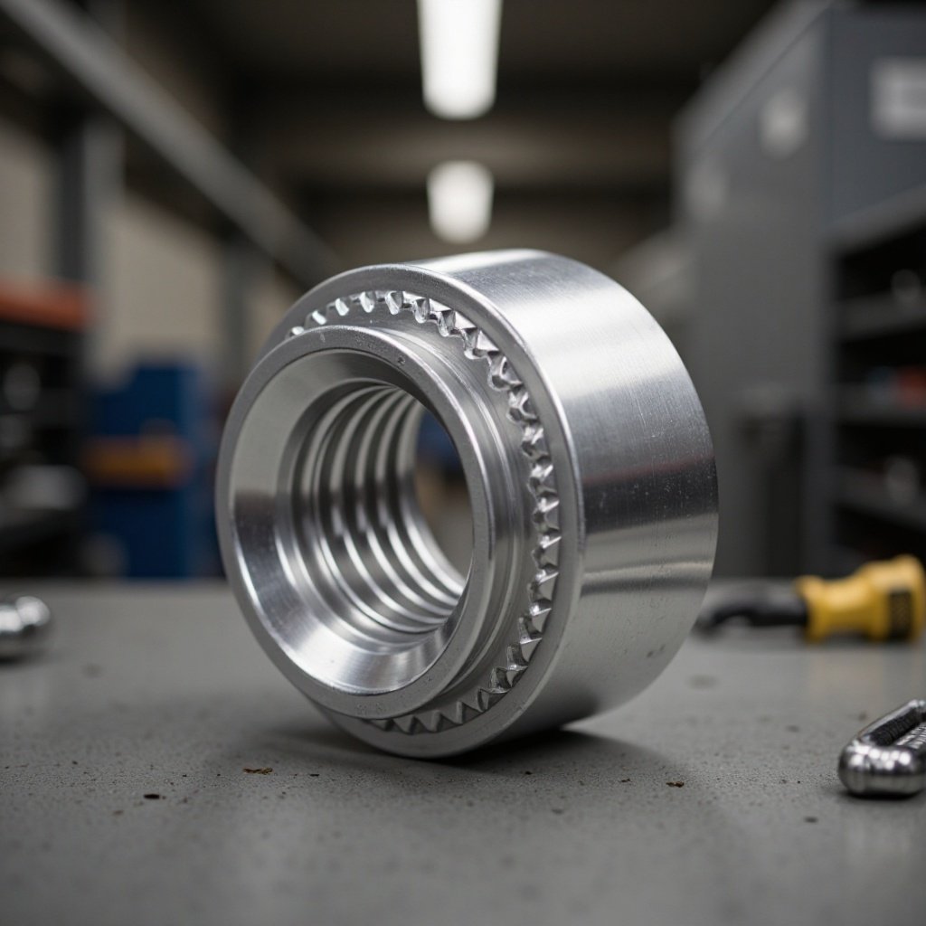 Stainless Steel Fastening Nuts Industrial Parts Fully Automatic Drilling and Tapping