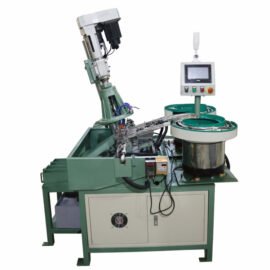 Fully Automatic Terminal Tapping Machine with Dual Vibratory Bowl Feeders