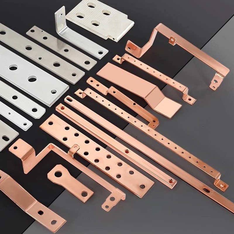 Multi-Spindle Drilling and Tapping of Pure Copper Busbars for New Energy Link Plates